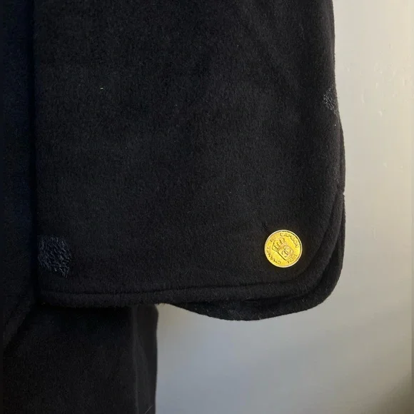 CHANEL Boutique 1988 Black Wool Coat